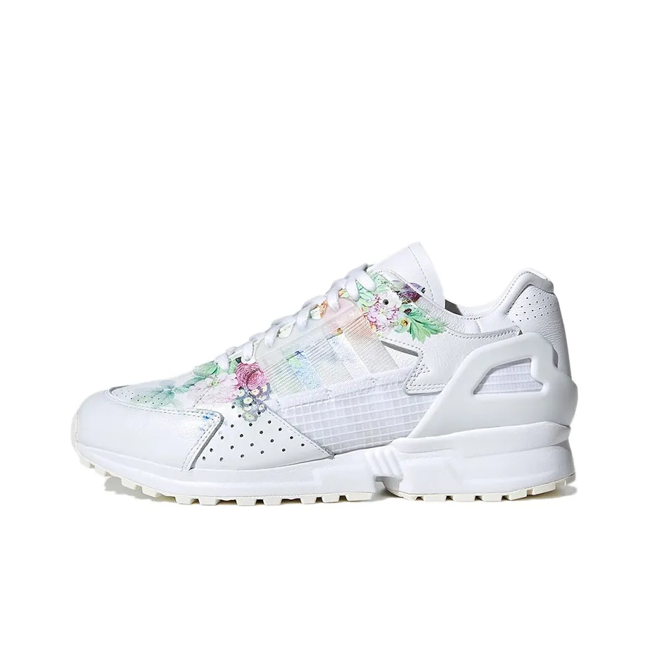 MEISSEN x adidas originals ZX 10000C Устойчивый к истиранию Низкий Топ Casual Унисекс Белый