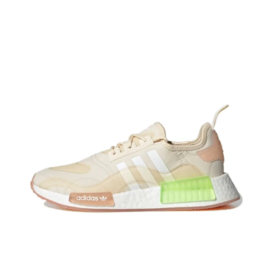 Adidas Nmd R1 Wonder White Signal Green Women's