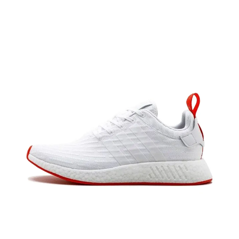 Adidas Nmd R2 White Core Red Two Toned