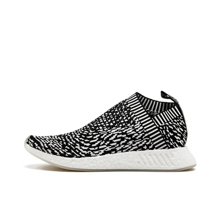 Adidas Originals NMD CS2 Sashiko Противоскользящий Устойчивый к истиранию MID Топ Спортивная Повседневная Обувь Унисекс Черный Белый