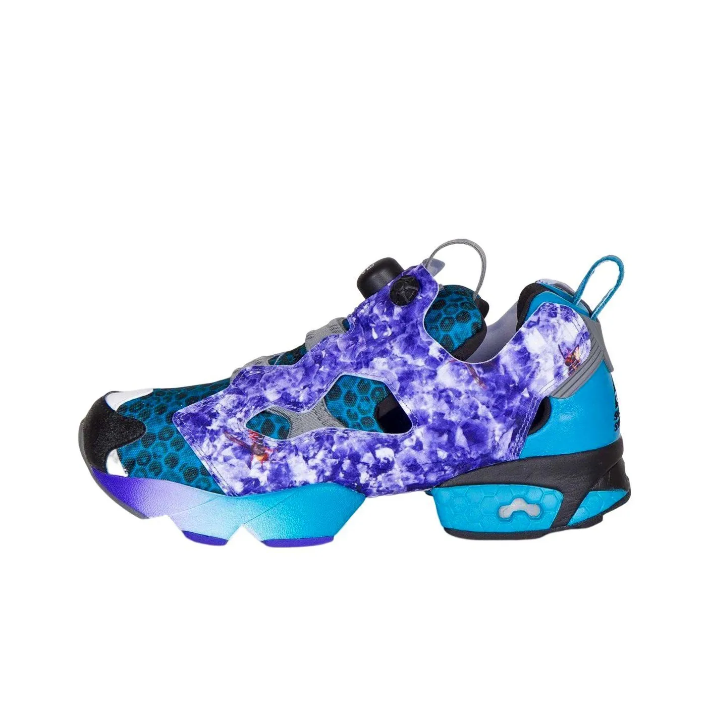 Reebok совместный Instapump Fury Low Топ Casual Унисекс Синий Фиолетовый