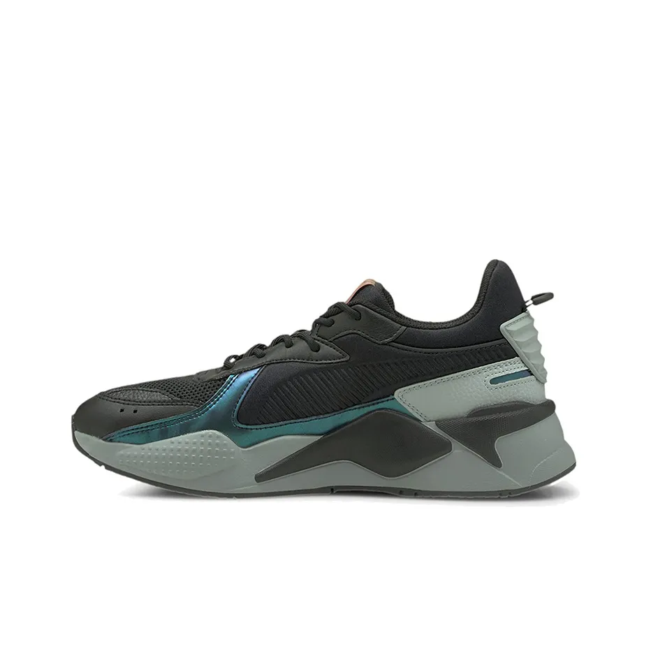 PUMA RS X Futurverse Амортизация Износостойкий Низкий Топ Casual Унисекс Зеленый Серый Синий