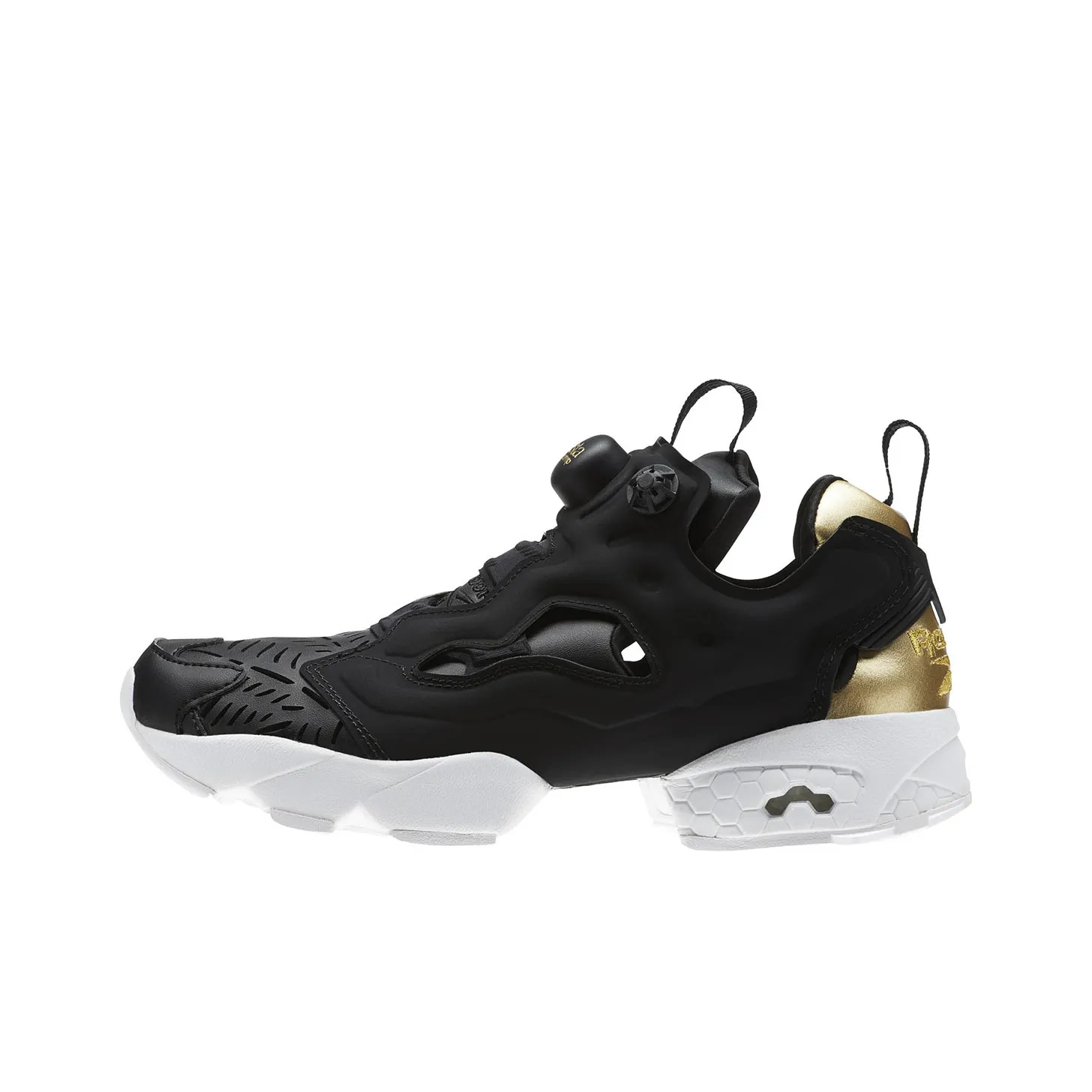 Reebok Instapump Fury Cutouts Low Топ Повседневная обувь Женская Черная