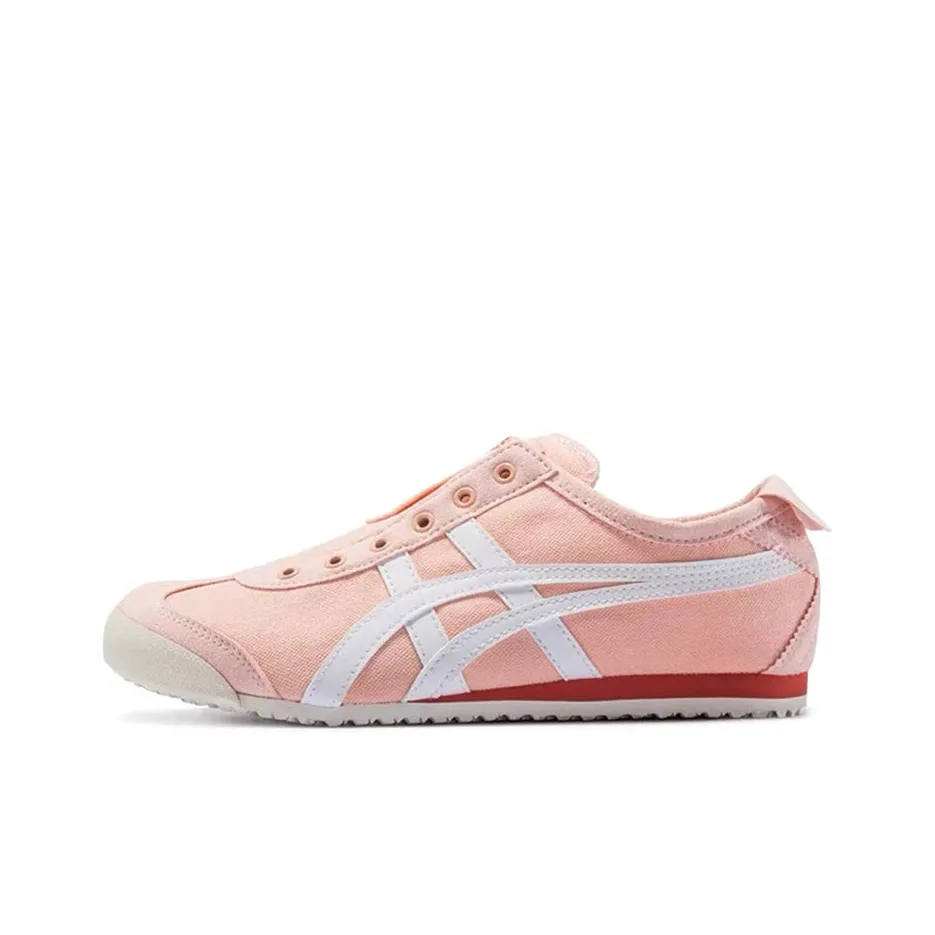 Onitsuka Tiger MEXICO 66 Slip-On противоскользящий устойчивый к истиранию легкий низкий топ кэжуал женский розовый