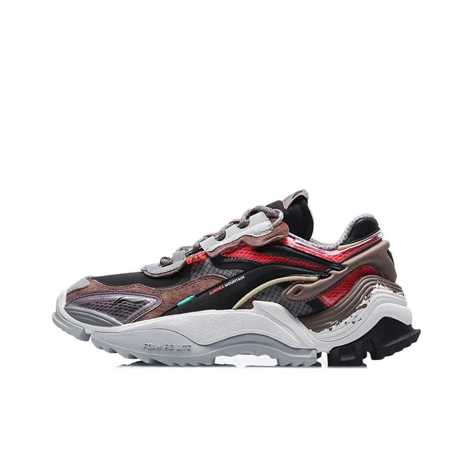 LiNing Aurora Mountain Travel Cushioning Wear Resistant Low Top Casual Shoes Men's