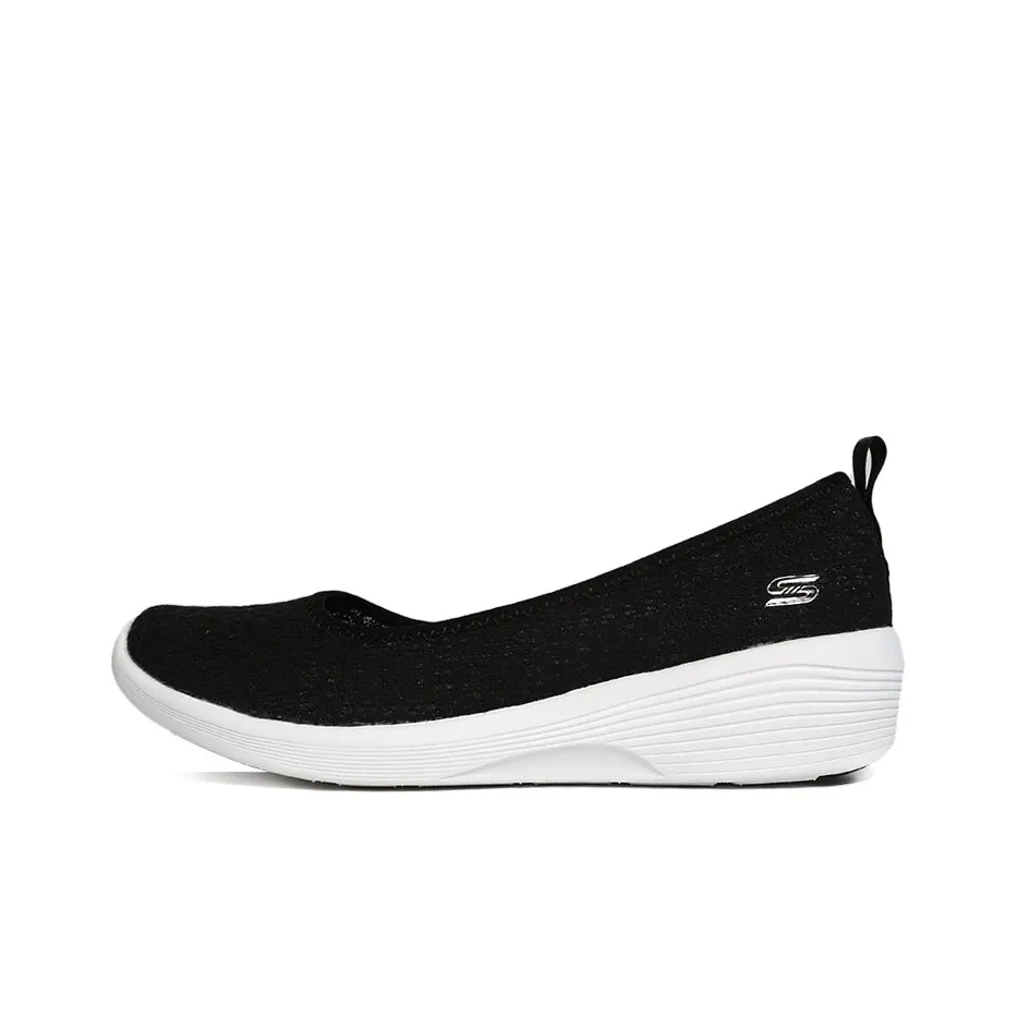 Skechers SPORT ACTIVE Дышащий Низкий Топ Casual Женский Черный