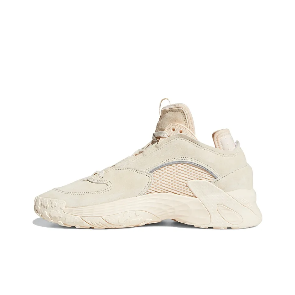 Adidas Originals Streetball Slip Резистентный Устойчивый к истиранию Дышащий Низкий Топ Повседневный Женский Серый Бежевый