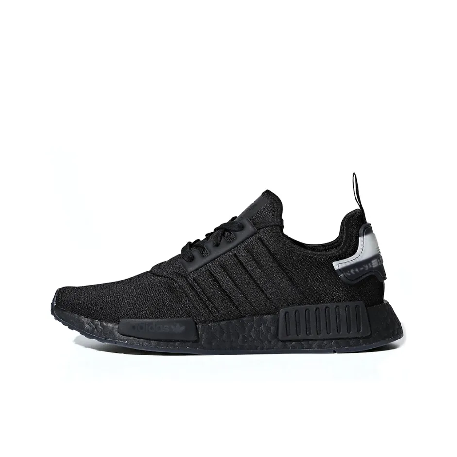 Adidas Originals NMD_R1 Slip-resistant Low Top Повседневная обувь Мужская Черный Белый