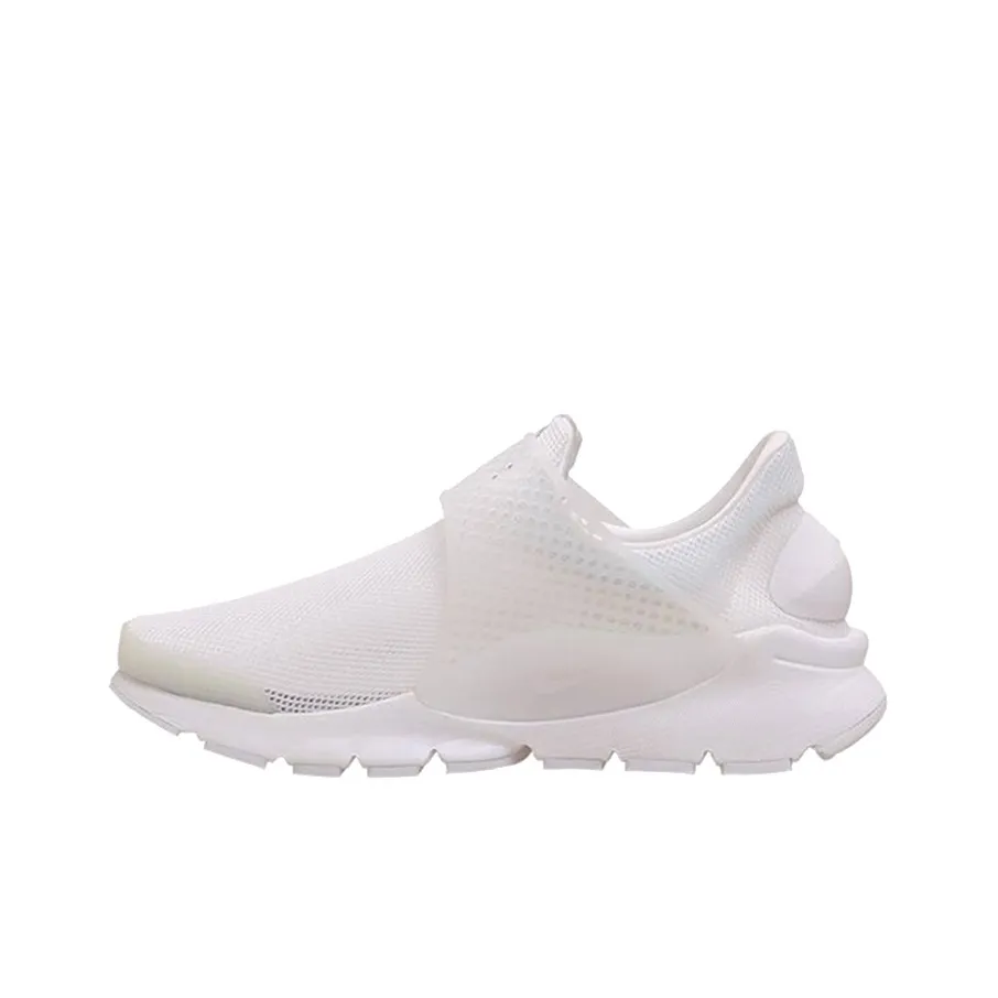 Nike Sock Dart Нескользящий Легкий Низкий Топ Повседневная Обувь Женская Чисто Белый