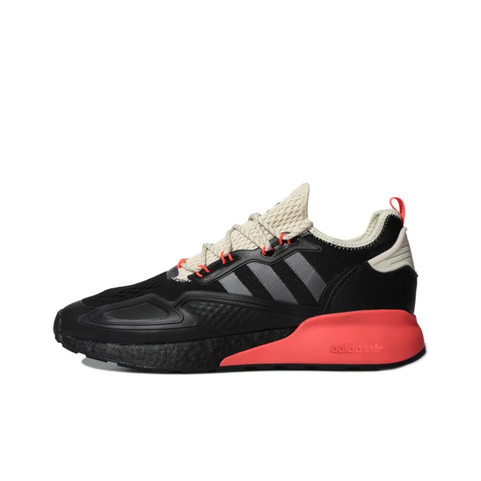 Adidas Zx 2K Boost 'Core Black Grey Five Solar Red'