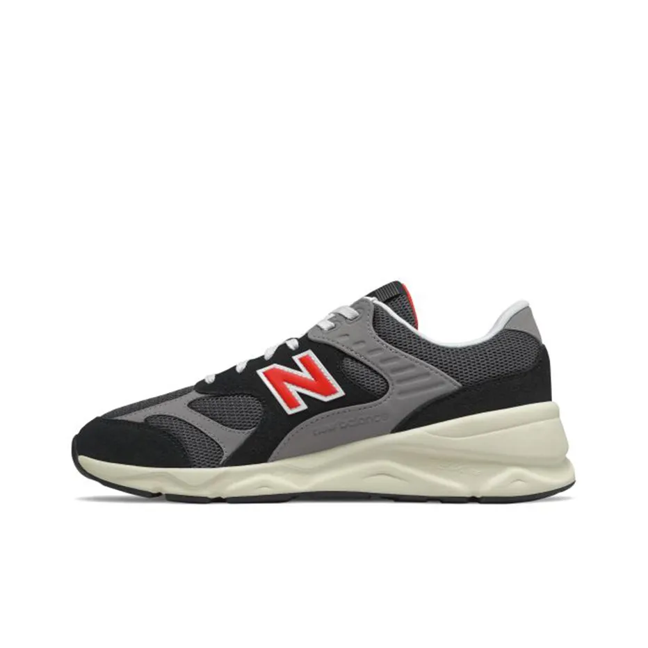 New Balance NB X 90 Low Топ Повседневная обувь Унисекс Черный Серый Красный