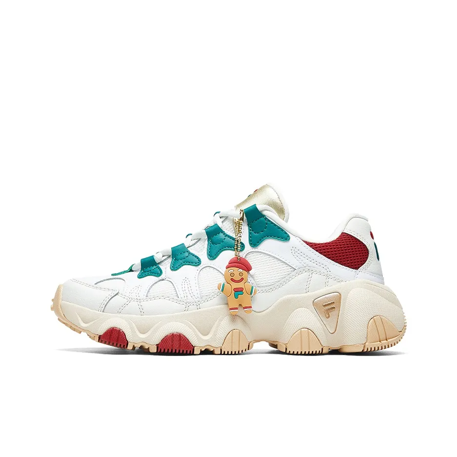 FILA Jagger Low Топ Повседневная обувь Мужская Белый Зеленый Красный