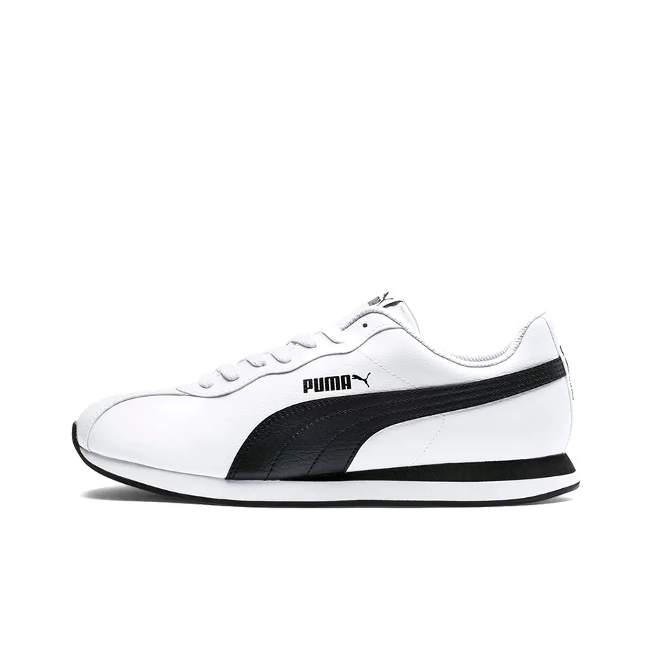 PUMA Turin II Casual Shoes Unisex Low Top Black/White