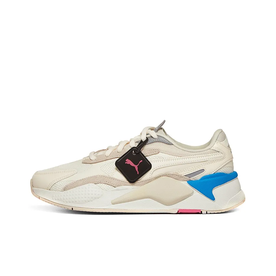 JIANGDANNIER X PUMA RS X Пазл Низкий Топ Повседневная Обувь Унисекс Белый Синий