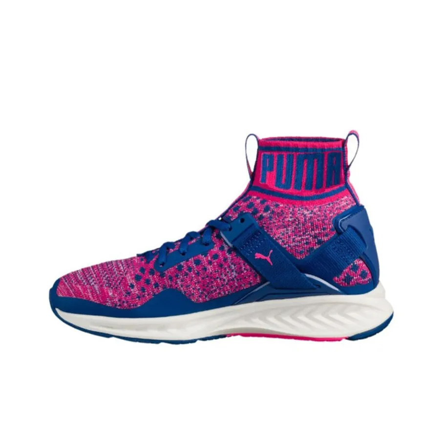PUMA Ignite Evoknit High Топ Повседневная обувь Женская Розовая Синяя