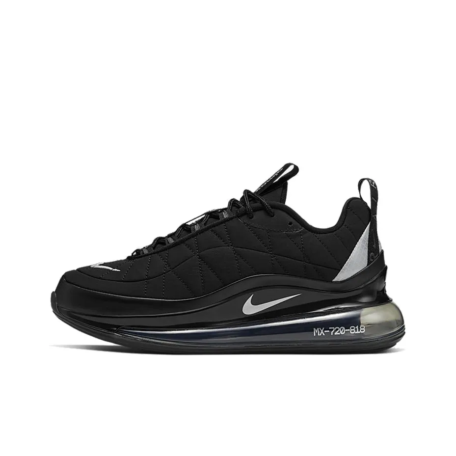 Nike Mx 720 818 Black Metallic Silver Women's