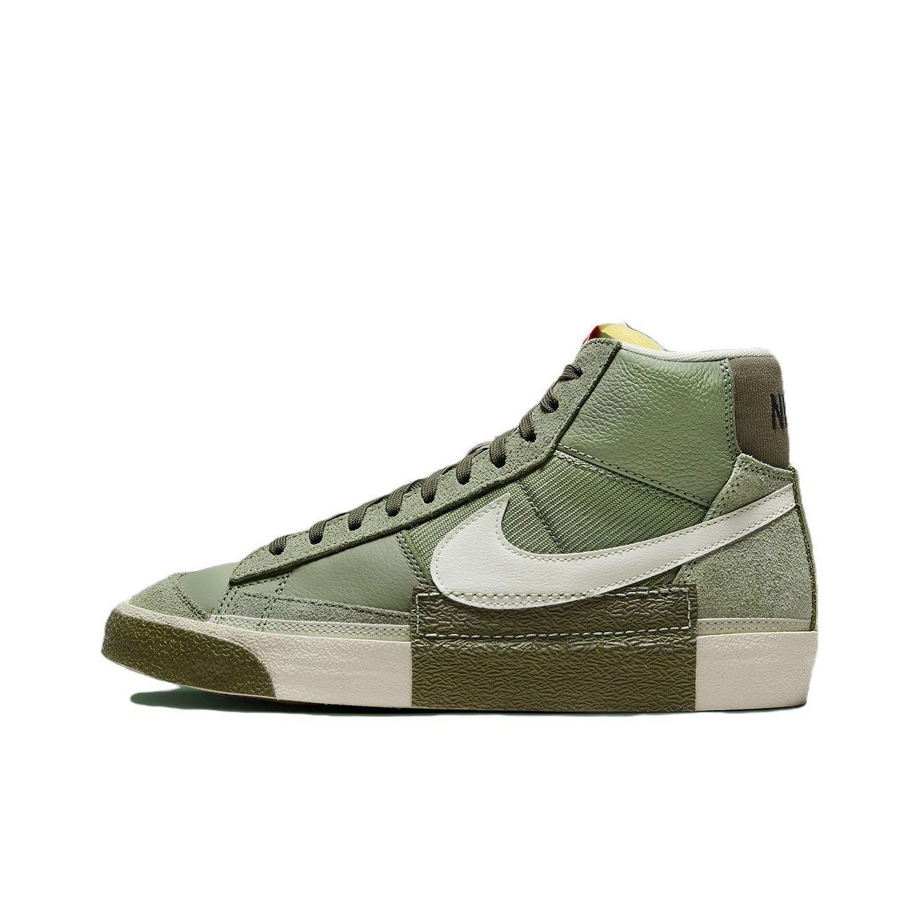 Nike high top olive green online