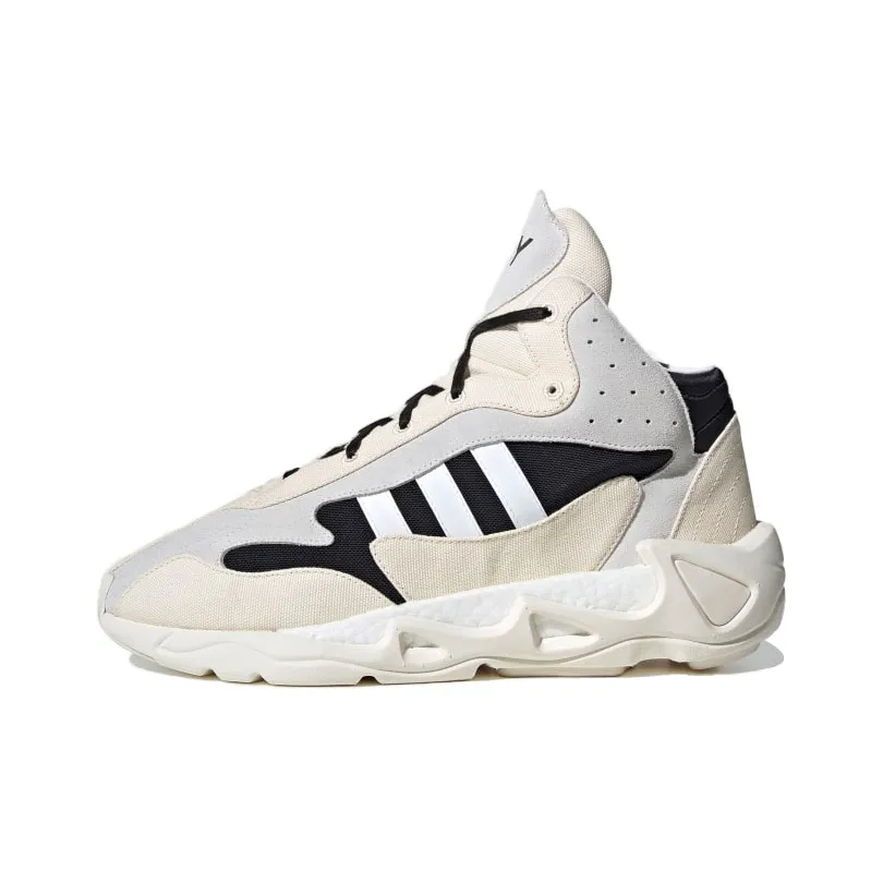 Y 3 Y 3 FYW S 97 Противоскользящие амортизаторы MID Топ Кэжуал Унисекс Экрю