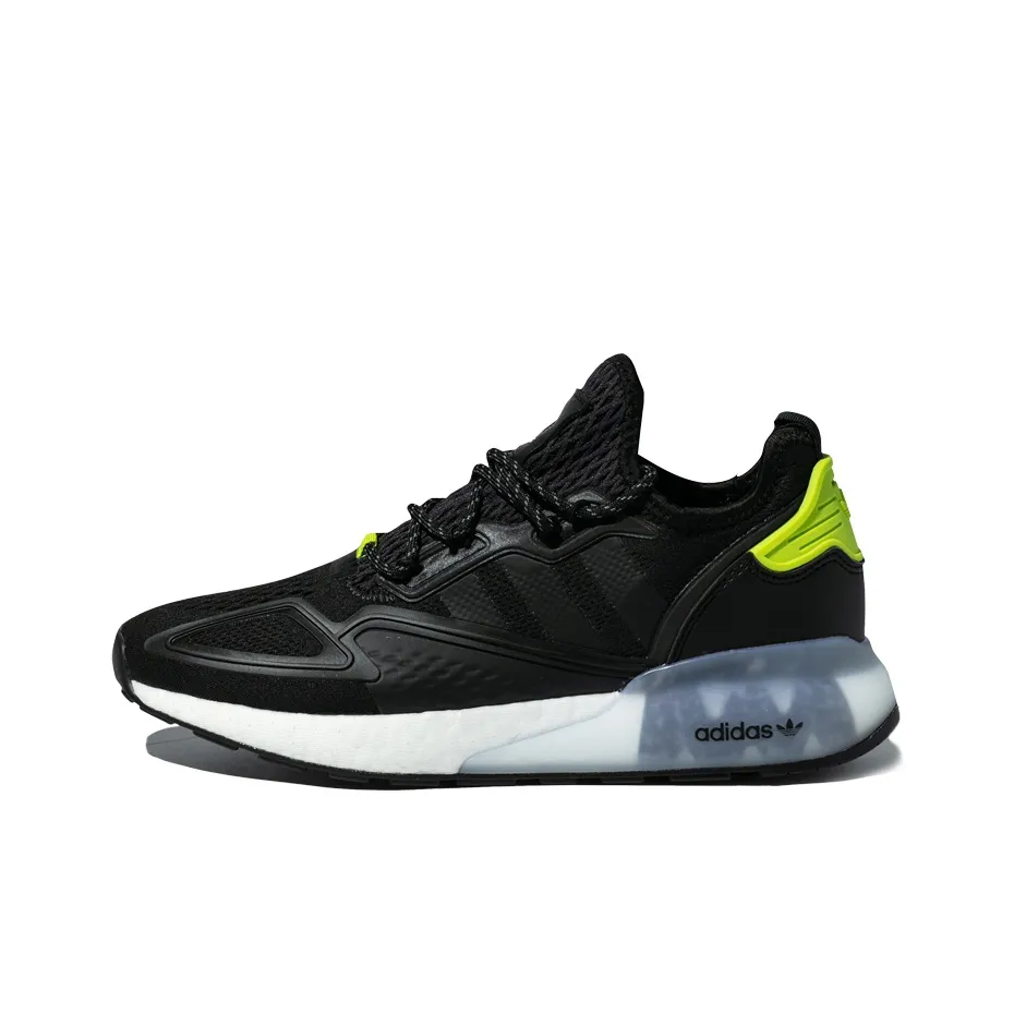 Adidas Zx 2K Boost Black Semi Solar Slime