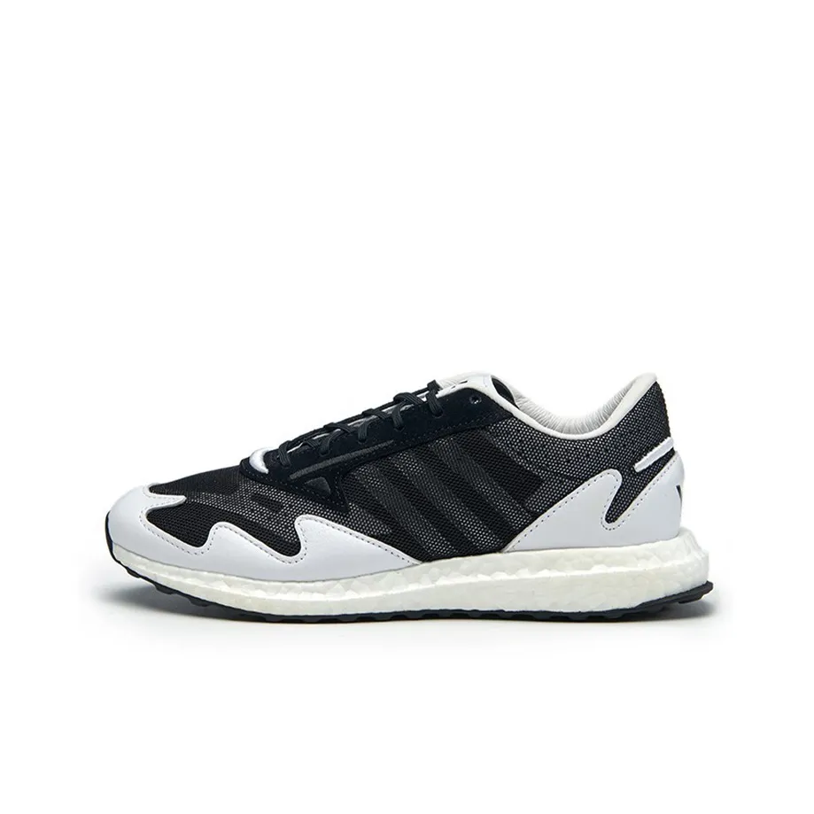 Y 3 Rhisu Run Амортизация Резистентная Дышащая Отскок Низкий Топ Спортивная Повседневная Обувь Унисекс Черно-белая