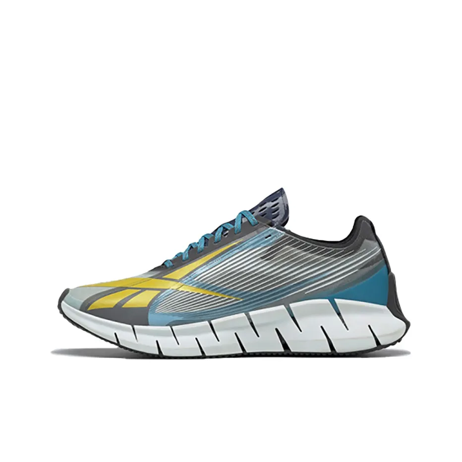 Reebok совместный бренд Zig 3D Storm Low Топ Casual Унисекс Синий Серый Белый