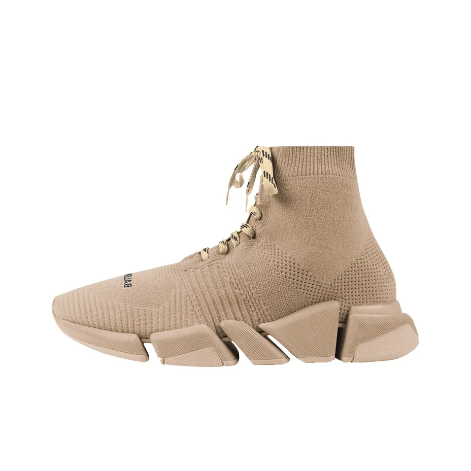 Balenciaga Speed 2.0 Lace Up Beige