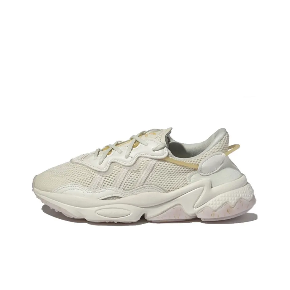 Adidas Originals Ozweego Slip Resistant Abrasion Resistant Легкий Низкий Топ Повседневная Обувь Женская Экрю
