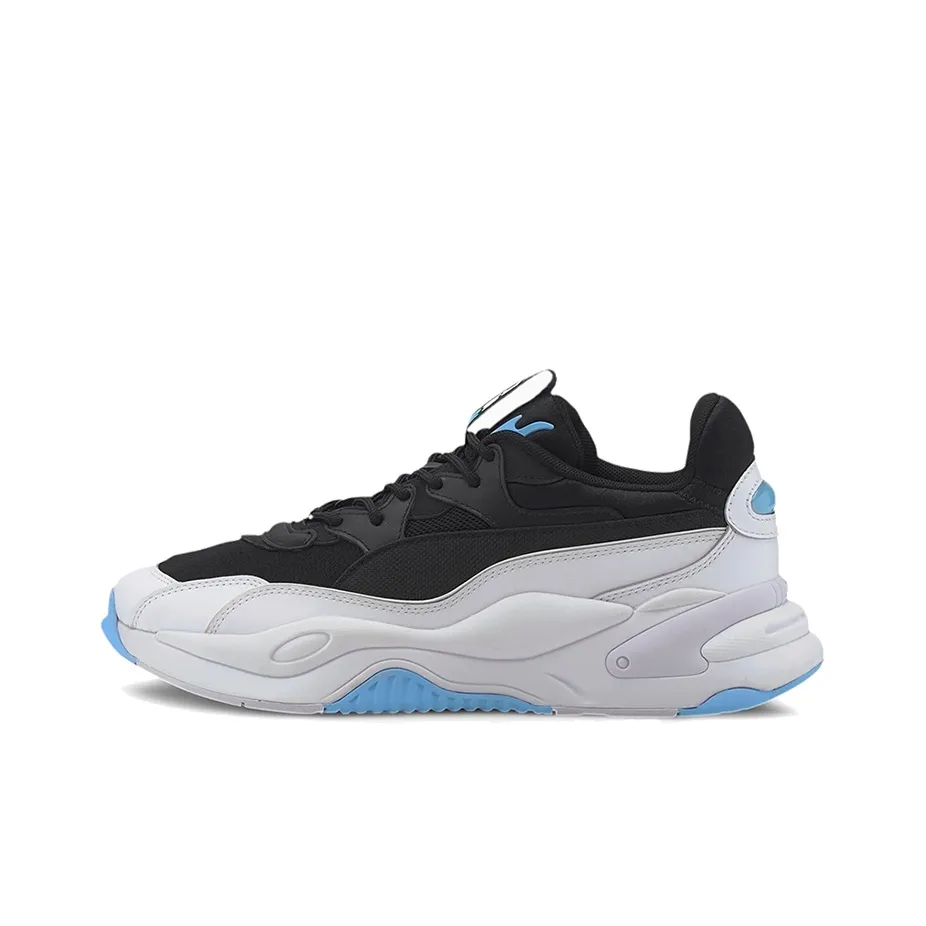 PUMA RS 2K Streaming Амортизация Устойчивый к истиранию Легкий Низкий Топ Casual Унисекс Черный Белый Синий