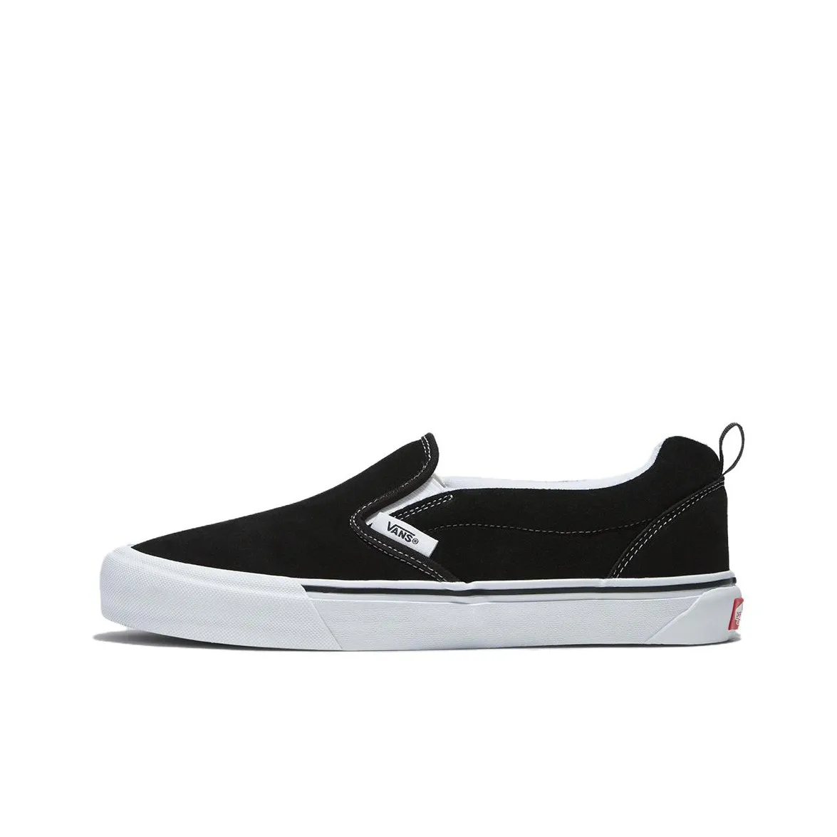 VANS Knu Slip Low Топ Скейтборд Кроссовки Унисекс Черный Белый