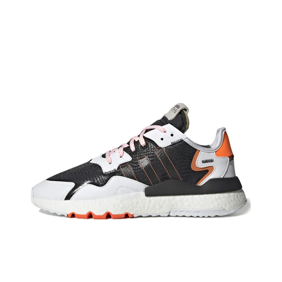Adidas Originals Nite Jogger 'Cloud White/Core Black/Solar Orange'