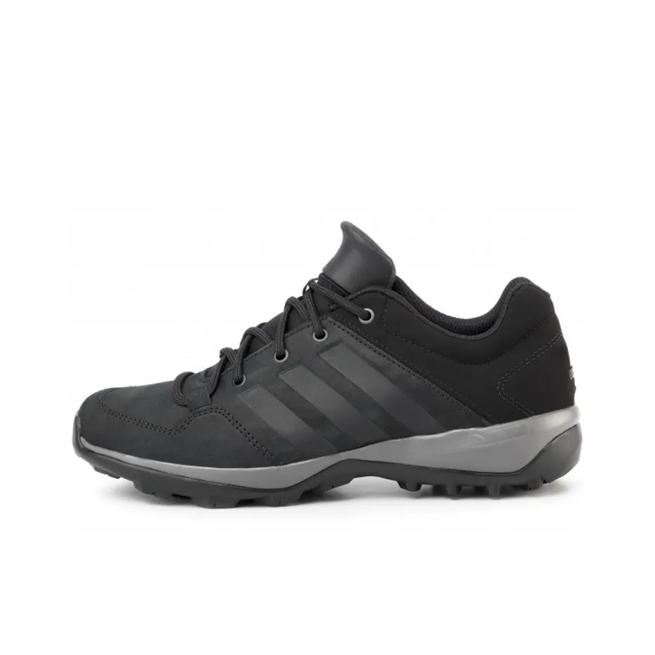 Adidas Daroga Plus LEA Shock Absorbers Slip-resistant Abrasion-resistant Low Top Casual Men's Pure Black