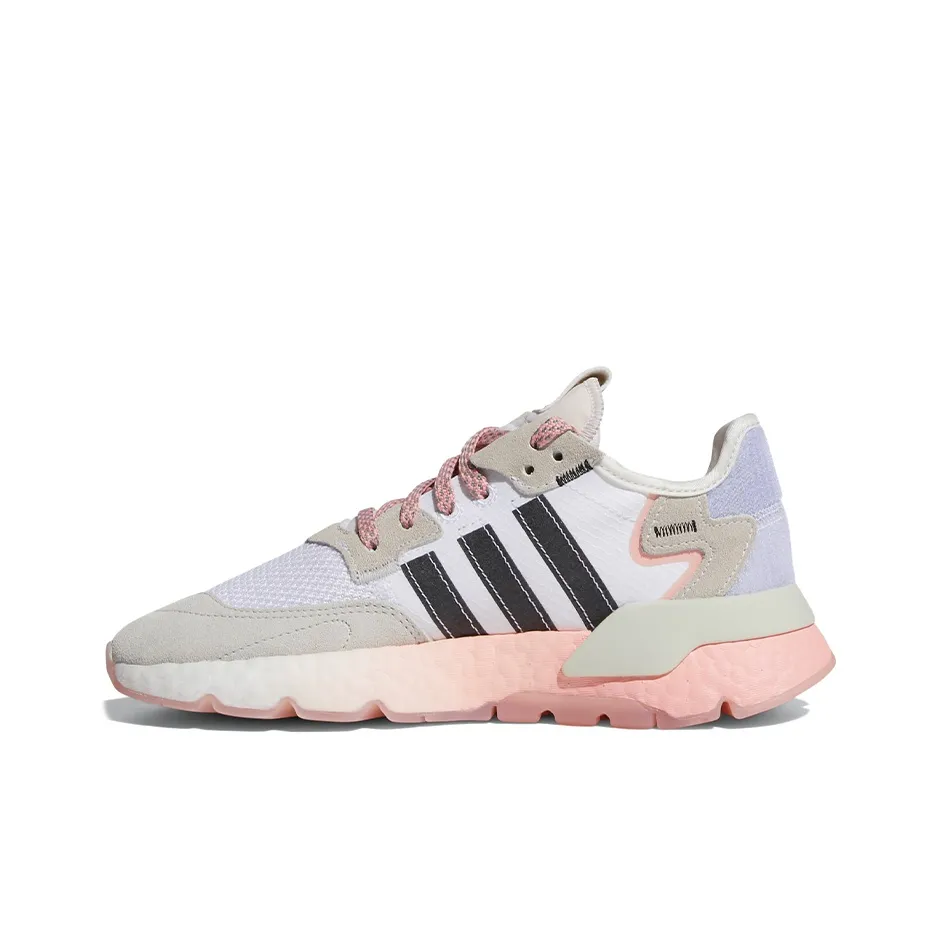 Adidas Originals Nite Jogger 'White Brown Pink' Women's