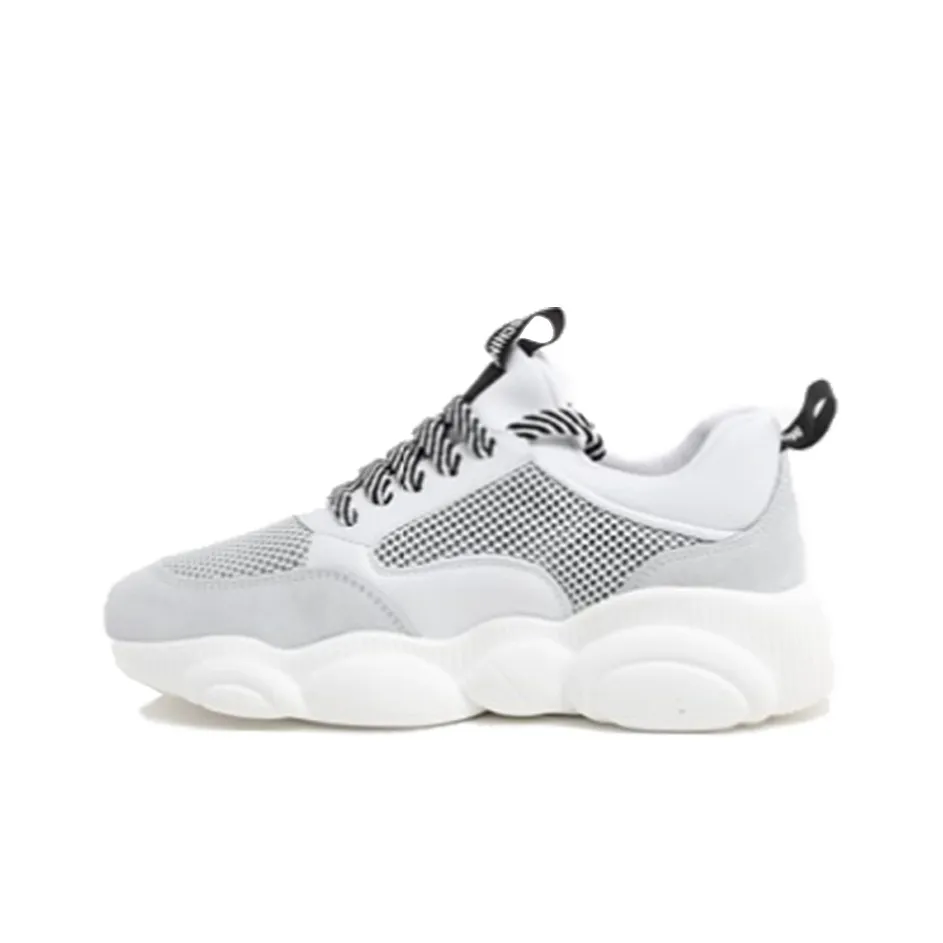 MOSCHINO Низкий топ Повседневная обувь Женская Белая