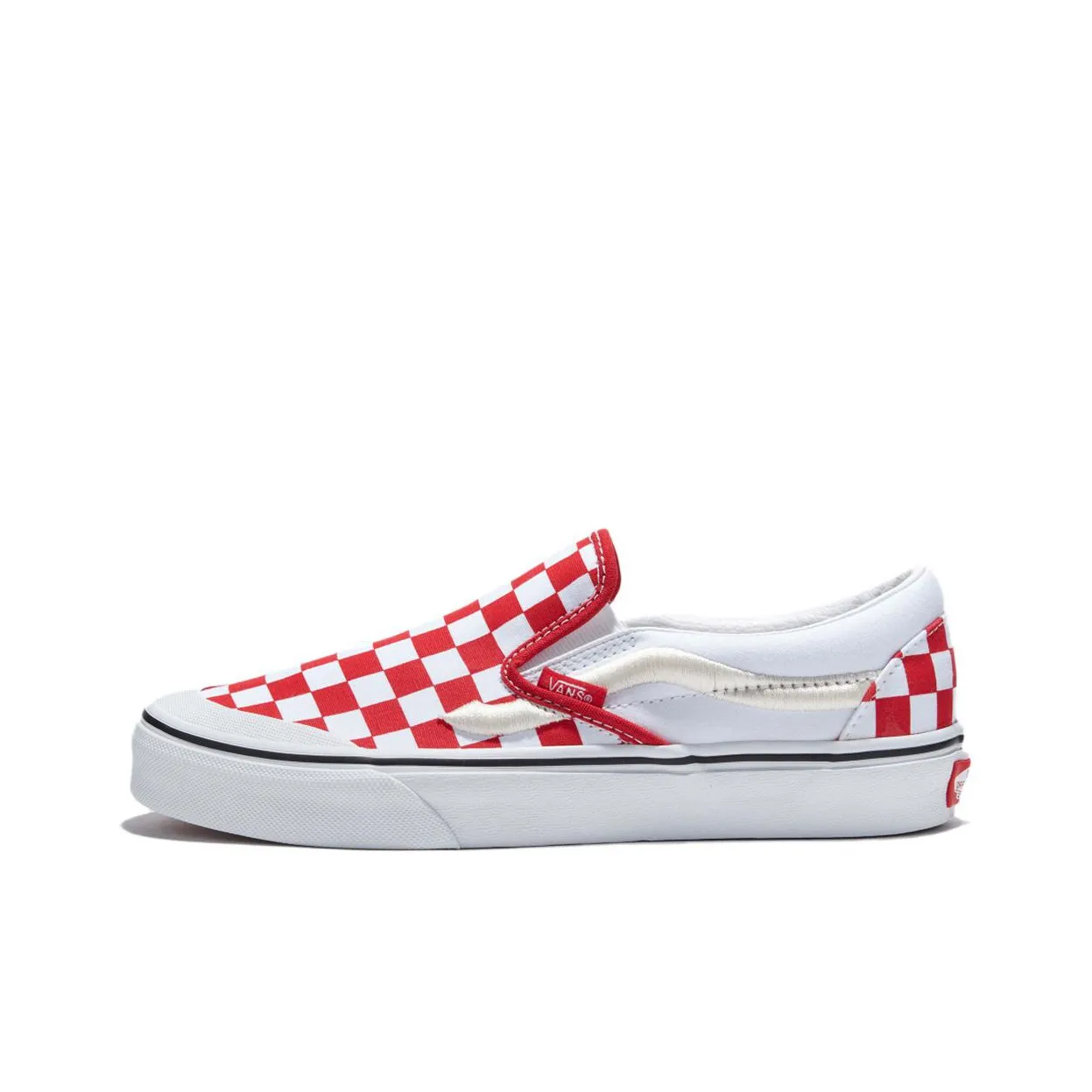 Slip On Classic Vans 138 
Sidestripe   Red Checkerboard
