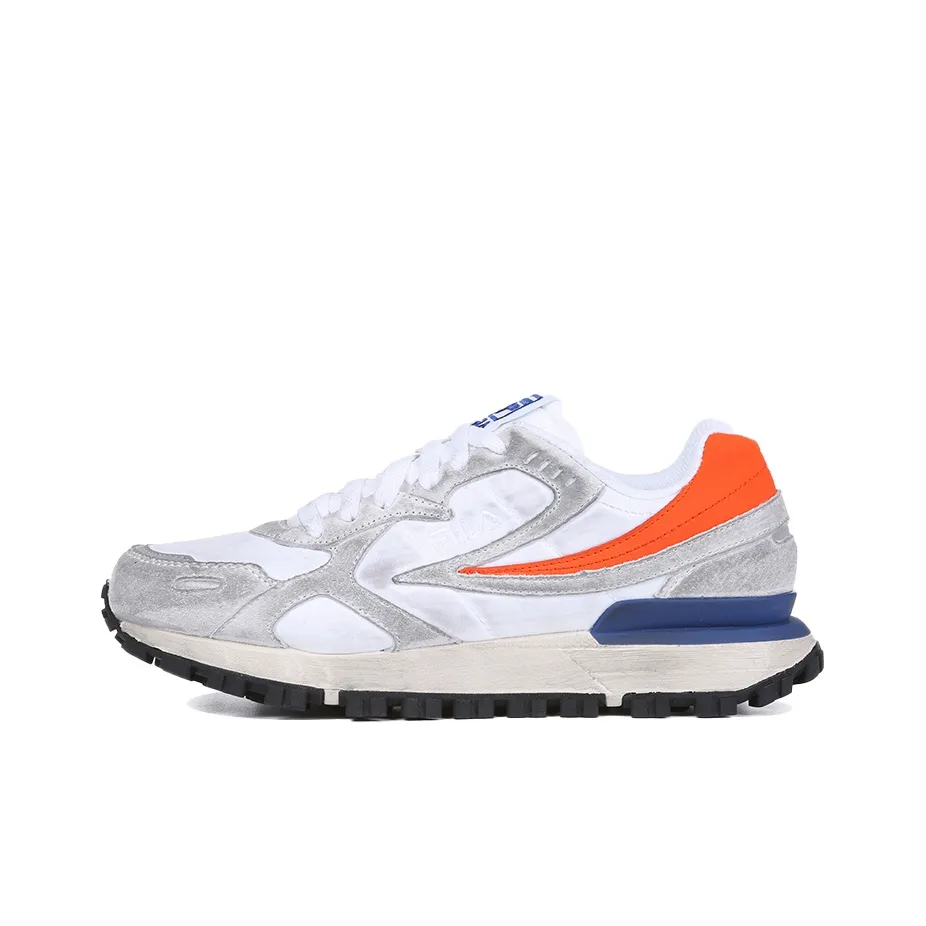 FILA Zagato Washing Low Топ Casual Унисекс Серый Белый