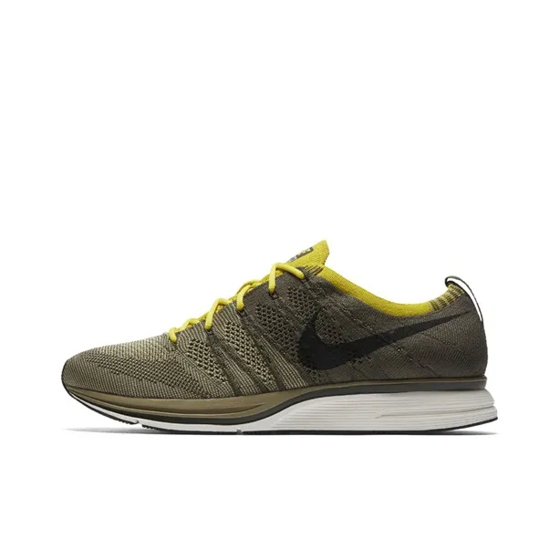 Nike Flyknit Trainer Cargo Khaki Bright Citron