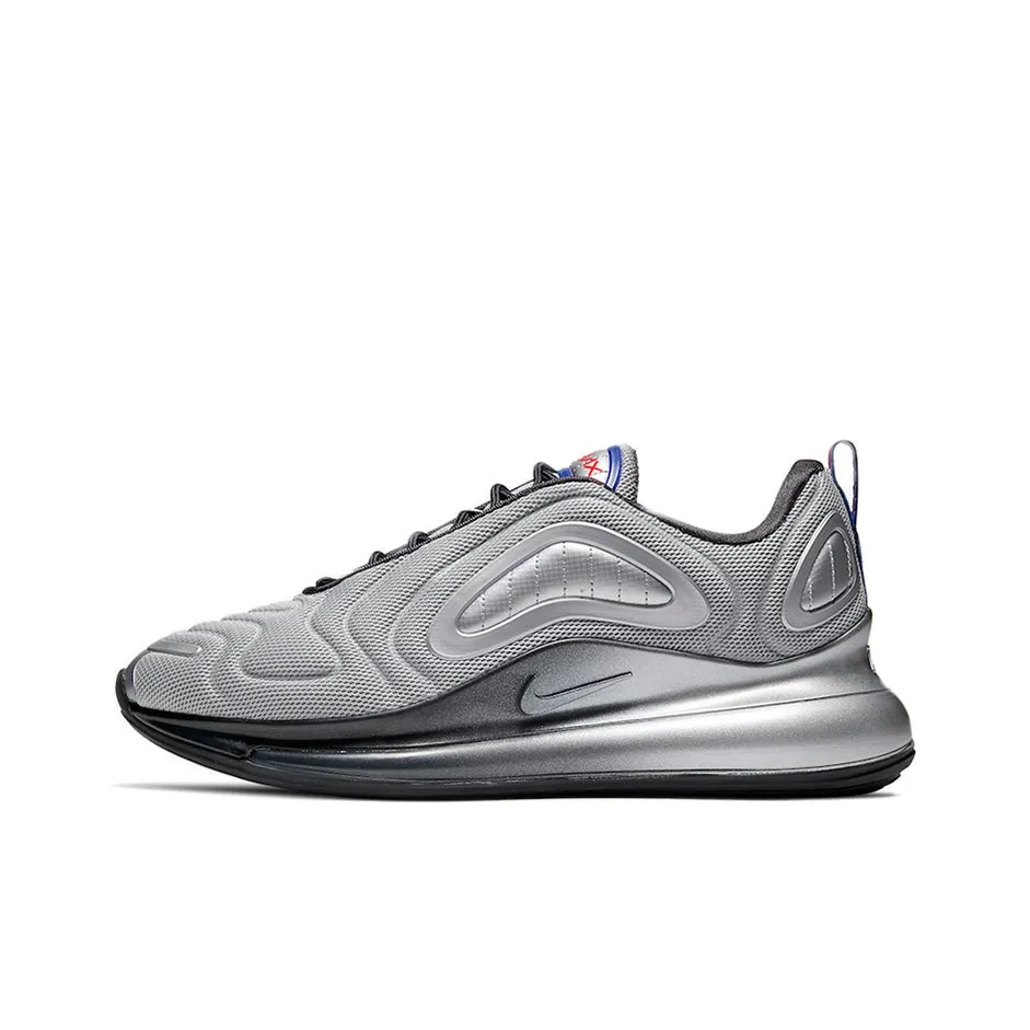 Nike Air Max 720 Космос Тема Низкий Топ Спортивная Повседневная Обувь Мужская Серый Серебряный