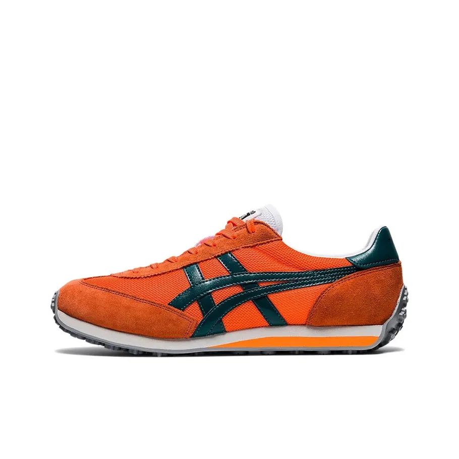 Onitsuka Tiger Edr 78 Slip-resistant Abrasion-resistant Low Top Casual Shoes Unisex Orange Onitsuka Tiger Edr 78 Противоскользящий Устойчивый к истиранию Низкий Топ Повседневная Обувь Унисекс Оранжевый