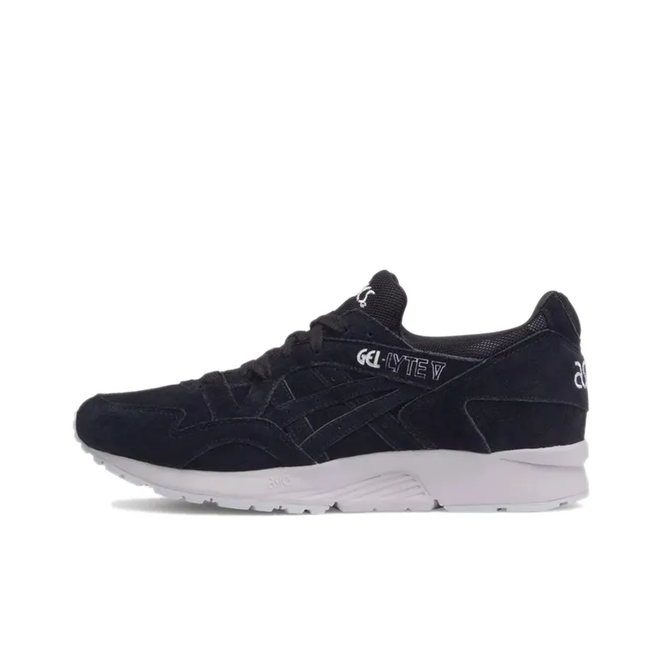 Asics Gel Lyte 5 Low Top Casual Shoes Unisex Black White