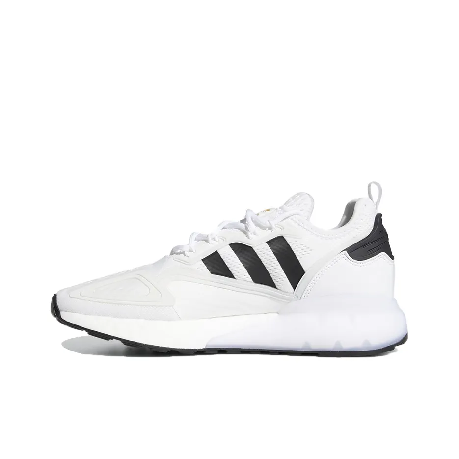 Adidas Originals ZX 2K Boost Slip-resistant и дышащий низкий топ повседневная обувь Женская Белый Черный