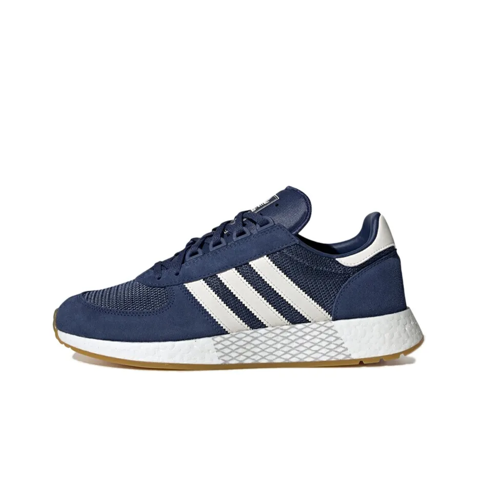 Adidas Marathon Tech Shoes 'Tech Indigo Off White Gum'