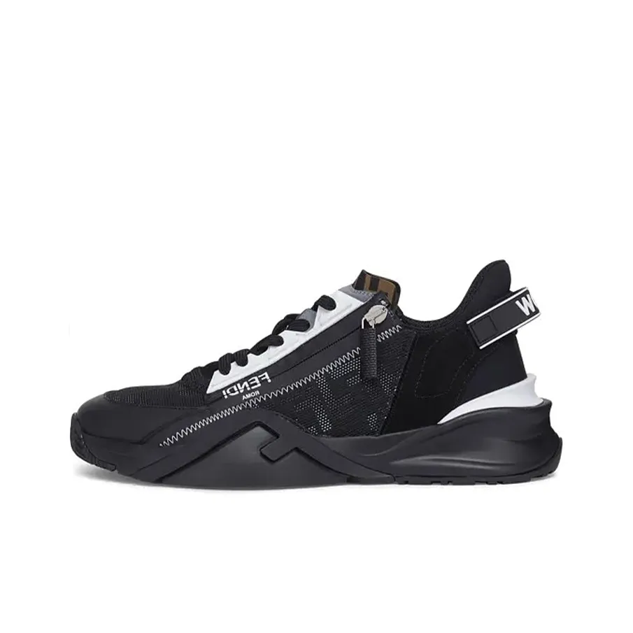 FENDI Flow Slip-On 'Black White'