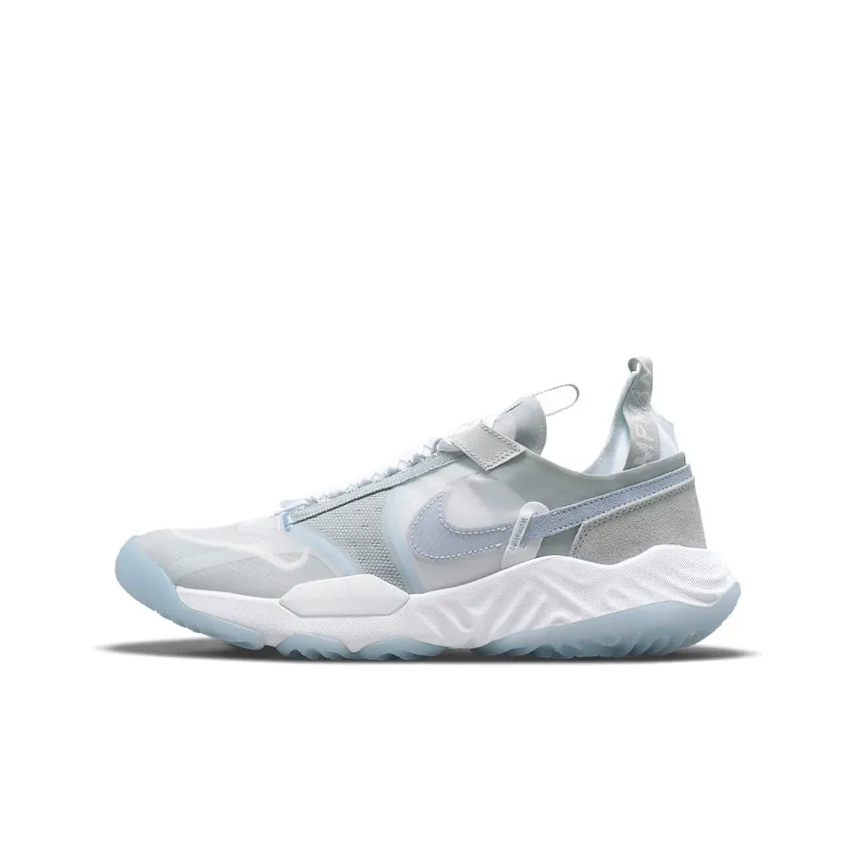 Джордан Delta Breathe Амортизация Устойчивый к истиранию Покрытие Низкий топ Повседневный Мужской Ледяной синий