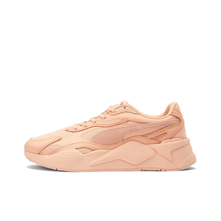 PUMA RS X ³ Luxe Амортизация Легкий Низкий Топ Кэжуал Унисекс Оранжевый Розовый