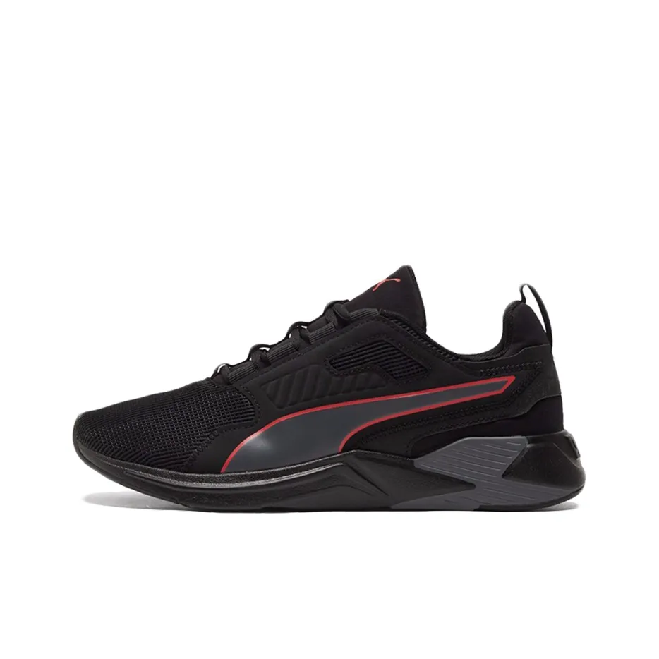 PUMA Disperse Xt Low Top Running Shoes Black/Grey/Red