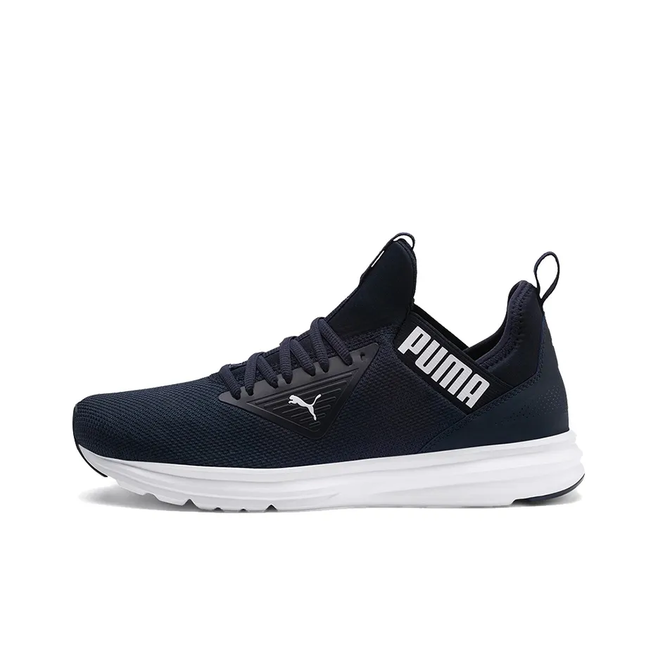 PUMA Enzo Beta Navy Blue Low Tops Sports Shoe 'Purple Black White'