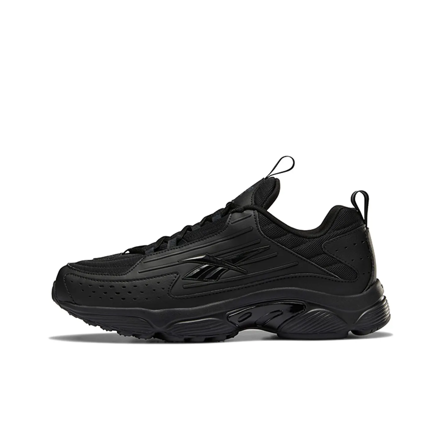 Reebok DMX Series 2200 Амортизация устойчивость к истиранию дышащий низкий верх повседневный унисекс черный