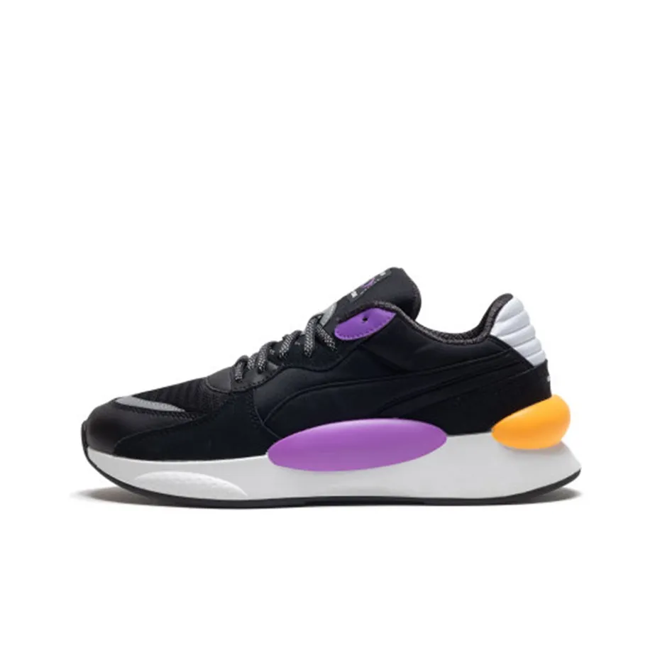 PUMA RS 9,8 Износостойкий Дышащий Низкий Топ Casual Унисекс Черный