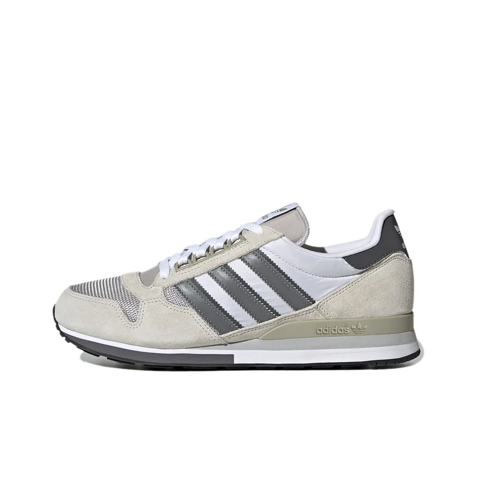 Adidas Originals ZX 500 Slip Resistant Low Top Casual Унисекс Белый Серый