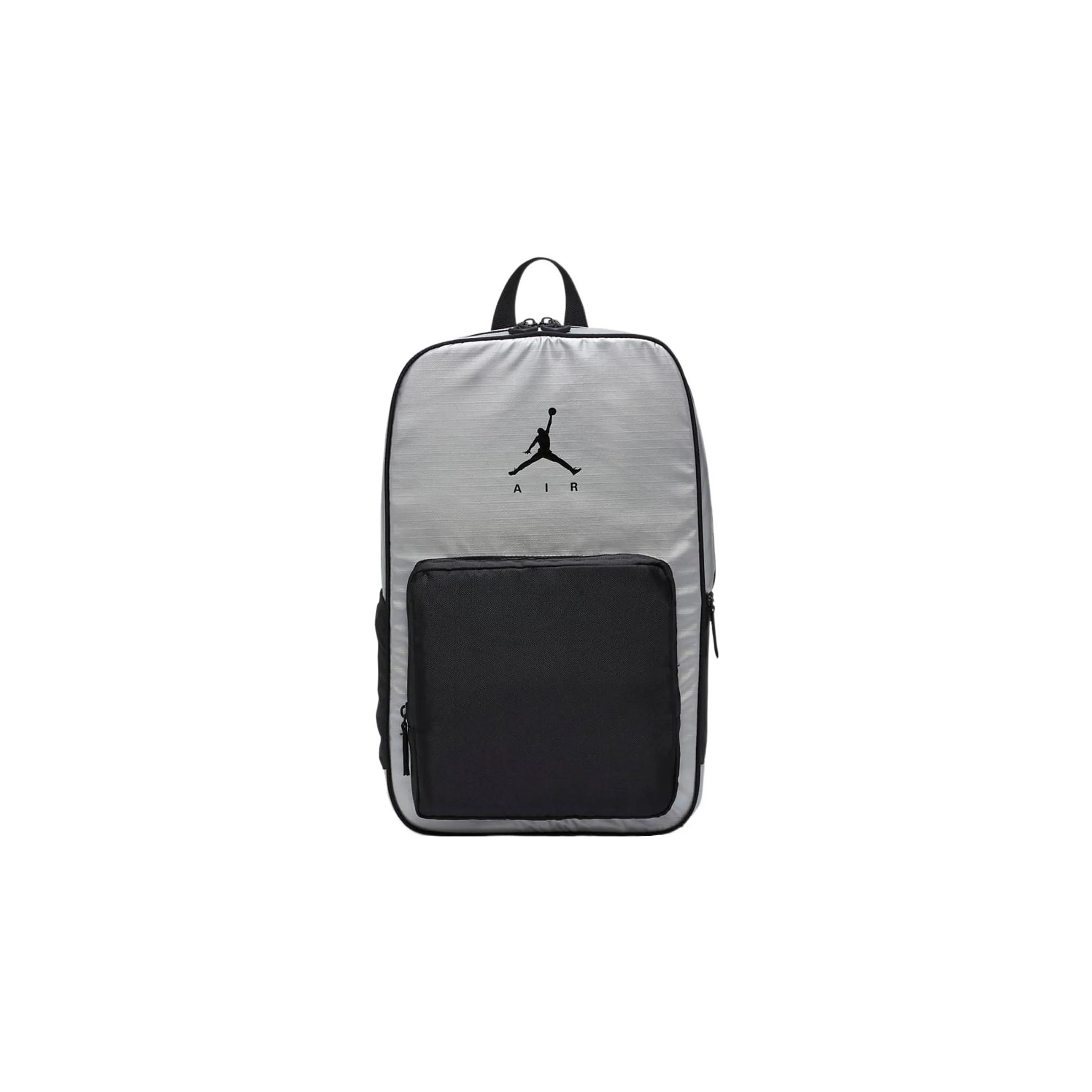 Jordan High-quality Fabric Laptop Backpack Regular Unisex Silver Black